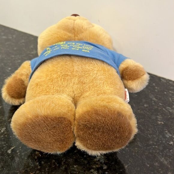 Canterbury Teddy Bear Plush Stuffed Animal 10" Tall with blue shirt. NWT - Picture 7 of 11